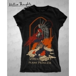 Shirt: Midvinter Rune -  Ladies V-Neck Small